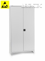 Antistatická průmyslová skříň 100/40/200, 4 police, šedá SC10040200-49