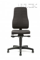 Pracovní židle ErgoPlus C40BL