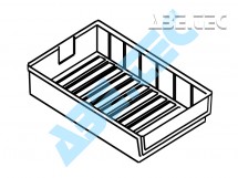 Zásobník L-02, 175 x 138 x 37 mm, transparentní