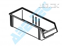 ESD / antistatický stohovací zásobník velký 1950-4 ESD