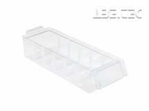 Treston - Zásobník L-00, 175 x 55 x 37 mm, transparentní