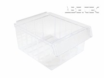 Treston - Zásobník L-07, 175 x 138 x 81 mm, transparentní
