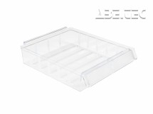 Treston - Zásobník L-02, 175 x 138 x 37 mm, transparentní