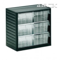 Treston - Skříň k ukládání malých součástek 297-3, transparentní