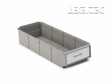 Treston - Policový zásobník Kennoset, stohovatelný, šedý, 160x400x85mm, 6416-30R