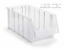 Treston - Stohovací zásobník 1940-1, 400 x 186 x 156 mm, transparentní