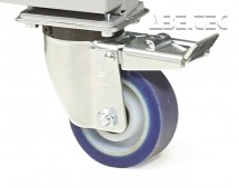 Treston - Náhradní kolečko s brzdou, 100mm, 1987