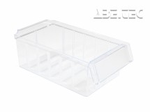 Treston - Zásobník L-04, 175 x 92 x 59 mm, transparentní