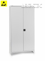 Treston - Antistatická průmyslová skříň 100/50/200, 4 police, šedá SC10050200-49