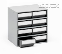  - Skříňka na zásobníky 0830-3, šedá