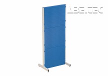 Treston - Dělicí stěna perforovaná, standardní, T-nohy, modrá C52007101