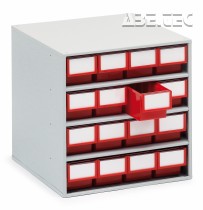  - Skříňka na zásobníky 1640-5, červená