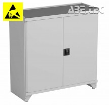 Treston - ESD průmyslová skříň s policemi 100/50/100, šedá, SC10050100-49